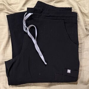 Figs Black Scrub Pants